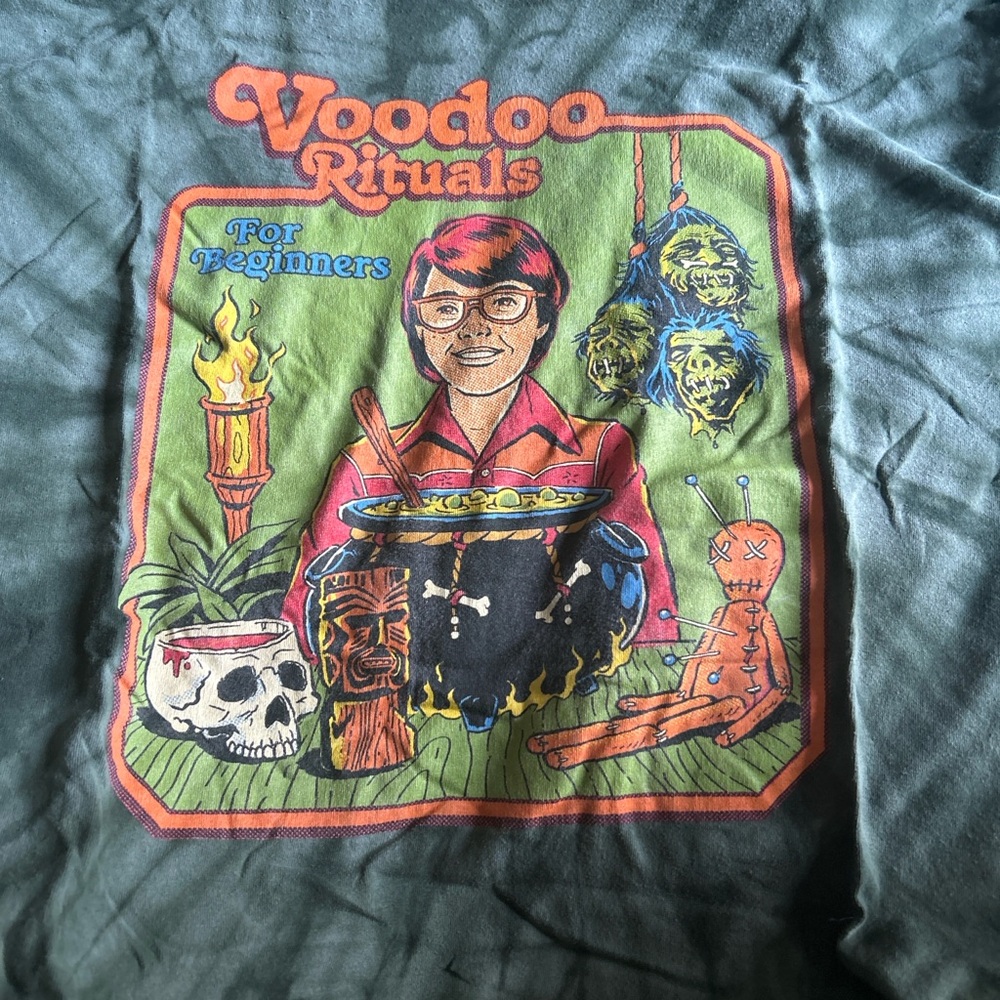 Voodoo Rituals for Beginners Tee | Vintage Horror Graphic | 2XL